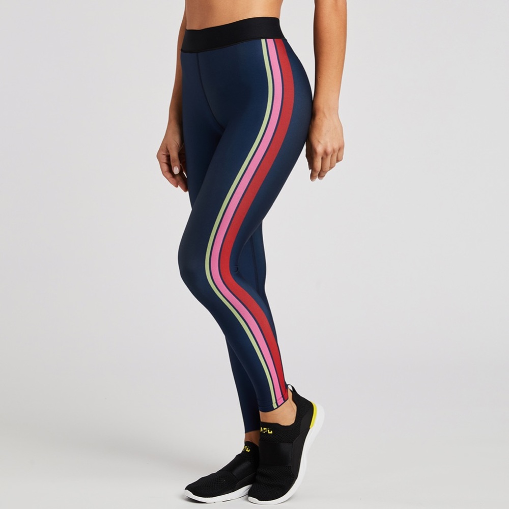 NWT Ultracor Multi Stripe High Waist Leggings